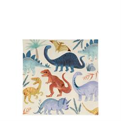 Meri Meri - Dinosaur Napkins - Dinozor Peçete - L - 16lı
