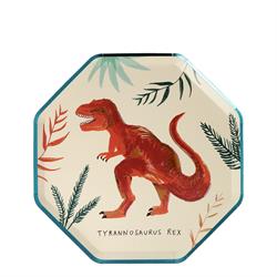 Meri Meri - Dinosaur Plates - Dinozor Tabak