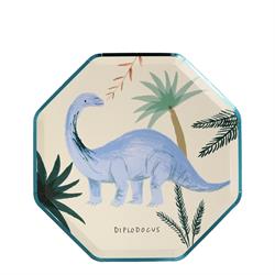 Meri Meri - Dinosaur Plates - Dinozor Tabak