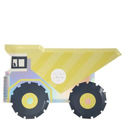 Meri Meri - Dumper Truck Plates - Kamyon Tabak