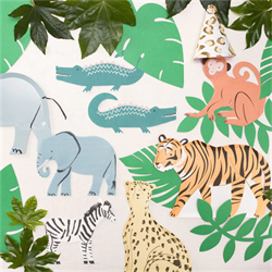 Meri Meri - Elephant Napkin - Fil Peçeteler - 16lı