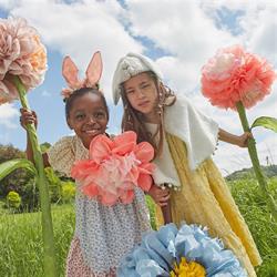 Meri Meri - Embellished Floral Bunny Headband - Çiçekli Tavşan Taç