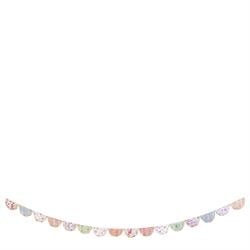 Meri Meri - English Garden Scallop Garland - English Garden Yarım Ay Asılan Süs