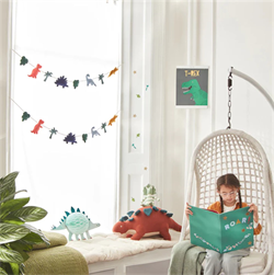 Meri Meri - Felt Dinasour Garland - Keçe Dinozor Asılan Süs