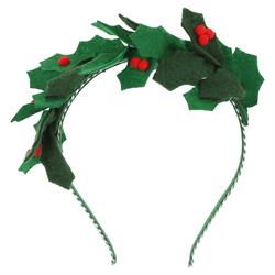 Meri Meri - Felt Holly Headband - Yeni Yıl Saç Bandı