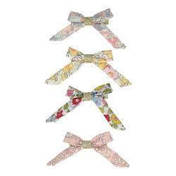 Meri Meri - Floral Bow Hair Clips - Çiçekli Fiyonk Toka