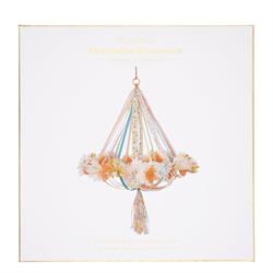 Meri Meri - Floral Fabric Chandelier - Çiçekli Süs Avize
