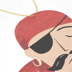 Meri Meri - Giant Pirate Decorations - Dev Korsan Dekorlar - 3lü