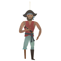 Meri Meri - Giant Pirate Decorations - Dev Korsan Dekorlar - 3lü