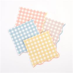 Meri Meri - Gingham Napkins - Damalı Peçeteler - L - 20li