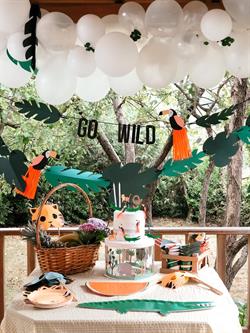 Meri Meri - Go Wild Party Bags - Go Vahşi Doğa Parti Çantaları