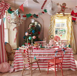 Meri Meri - Rose Garden Plates - Gül Bahçesi Tabaklar - 8Li