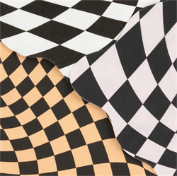 Meri Meri - Halloween Checker Large Napkins - Cadılar Bayramı Damalı Peçeteler (L) (16lı)