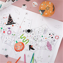 Meri Meri - Halloween Colouring Posters - Cadılar Bayramı Boyama Posterleri (2li)