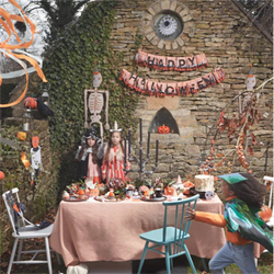 Meri Meri - Halloween Fringe Garland - Halloween Püsküllü Asılan Süs