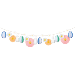 Meri Meri - Honeycomb Easter Bunny Garland - Petekli Paskalya Tavşan Asılan Süs