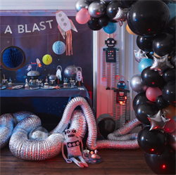 Meri Meri - Honeycomb Robot Decorations - Petek Robot Dekorlar - 4lü