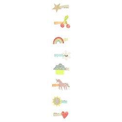 Meri Meri - Icon Hair Clips - İkon Tokalar - 8li