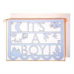 Meri Meri - Ita A Boy Tebrik Kartı