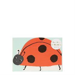 Meri Meri - Ladybird Napkins - Uğur Böceği Peçete
