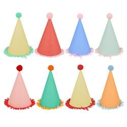 Meri Meri - Large Party Hats - Pon Ponlu Parti Şapkaları (L)