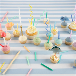 Meri Meri - Mini Dino Candles - Mini Dinozor Mumlar - 5li