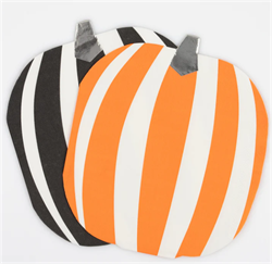 Meri Meri - Mod Pattern Pumpkin Napkins - Modern Desenli Balkabağı Peçeteler (16lı)