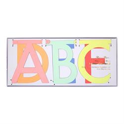Meri Meri - Neon Letter Garland Kit - Neon Simli Harf Seti