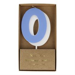 Meri Meri - Number Candle 0 - 0 Rakam Mum