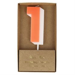 Meri Meri - Number Candle 1 - 1 Rakam Mum