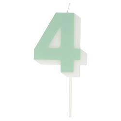 Meri Meri - Number Candle 4 - 4 Rakam Mum