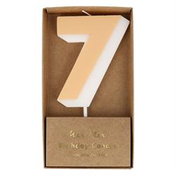 Meri Meri - Number Candle 7 - 7 Rakam Mum