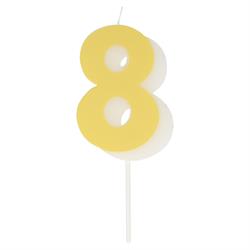 Meri Meri - Number Candle 8 - 8 Rakam Mum