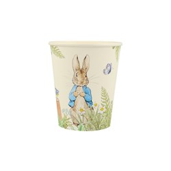 Meri Meri - Peter Rabbit In The Garden Cups - Peter Rabbit Bahçede Bardaklar - 8Li