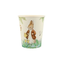 Meri Meri - Peter Rabbit In The Garden Cups - Peter Rabbit Bahçede Bardaklar - 8Li