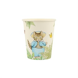 Meri Meri - Peter Rabbit In The Garden Cups - Peter Rabbit Bahçede Bardaklar - 8Li