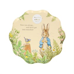 Meri Meri - Peter Rabbit Side Plates - Peter Rabbit Tabaklar - 8li