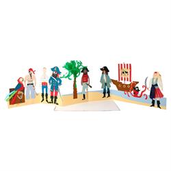 Meri Meri - Pirate Card - Korsan Tebrik Kartı