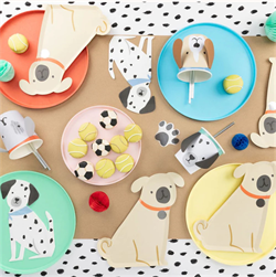 Meri Meri - Puppy Napkins - Yavru Köpek Peçeteler - 16lı
