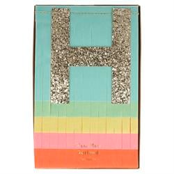 Meri Meri - Rainbow Happy Birthday Fringe Garland - Happy Birthday Gökkuşağı Püsküllü Asılan Süs