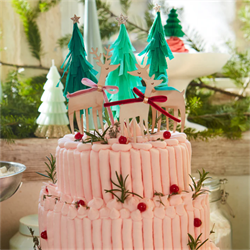 Meri Meri - Reindeer Family Cake Toppers - Ren Geyikleri Ailesi Pasta Süsü