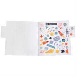 Meri Meri - Robot Sticker & Sketchbook - Robot Çıkartma Kitabı