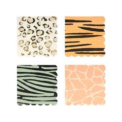 Meri Meri - Safari Napkins - Safari Peçete - L - 16lı