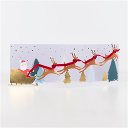 Meri Meri - Santas Card - Noel Baba Tebrik Kartı - 3D