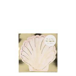 Meri Meri - Shell Napkins - Deniz Kabuğu Peçete