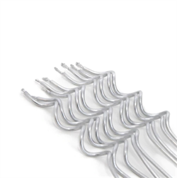 Meri Meri - Silver Swirly Candles - Gümüş Kıvrımlı Mumlar - 20li