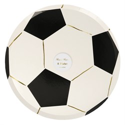 Meri Meri - Soccer Plates - Futbol Tabaklar - 8li