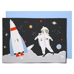 Meri Meri - Space Card - Uzay Tebrik Kartı - 3D