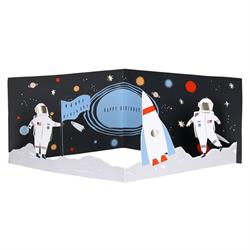 Meri Meri - Space Card - Uzay Tebrik Kartı - 3D