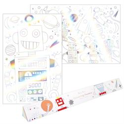 Meri Meri - Space Colouring Posters - Uzay Boyamalı Poster